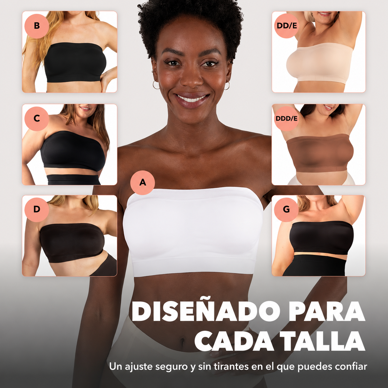 Sujetador Convertible Strapless True Kind | MUSE