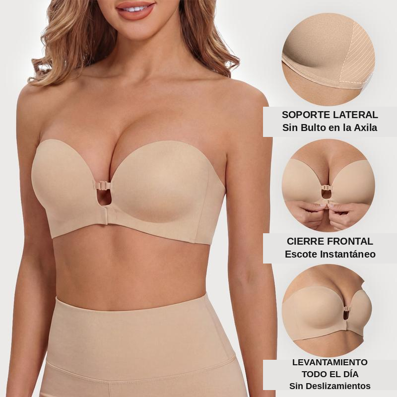 Sujetador Strapless Frontal Ajustable | MUSE